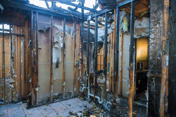 Professional Soot Cleanup technician working in Plymouth, IN